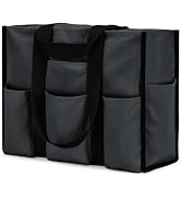 Becokan Large Tote Bag for Women Waterproof with 12 Pockets Top Zipper Closure Utility Teacher Nu...