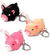 KETAR 3 Pcs Pig Cute Keychain - Animal Keychain Pig Stuff Accessories for Women Funny Key Chain -...