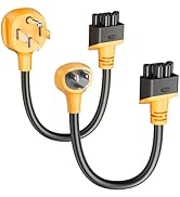 MECMO NEMA 14-50 and NEMA 5-15 Adapter for Tesla Gen 2 Mobile Charger, Household 5-15P and RV Gen...