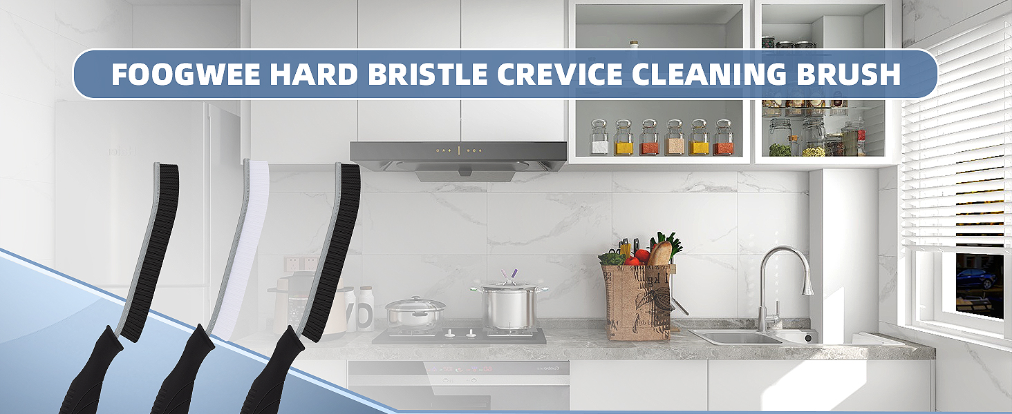 Hard Bristle Crevice Cleaning Brush