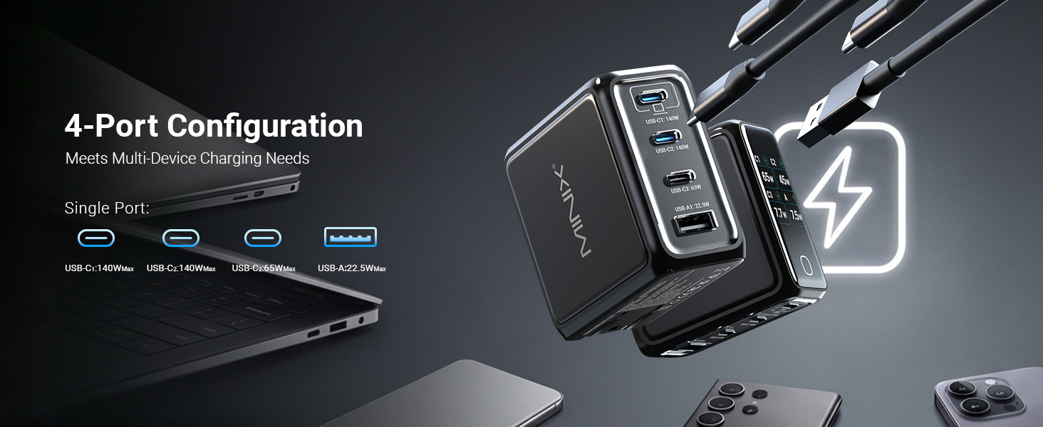 MINIX 4-PORT CHARGER
