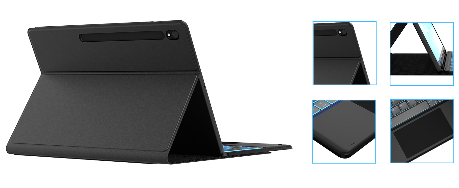 samsung S10 FE+ tablet case with keyboard