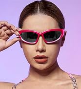 ADE WU Wrap Around Fashion Sunglasses for Women Men Trendy y2k Sport Sun Glasses Goggles Futurist...