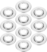 Uonlytech 10pcs Fire Sprinkler Cover Plate 3/4 Inch Sprinkler Escutcheon Replacement Cover Silver