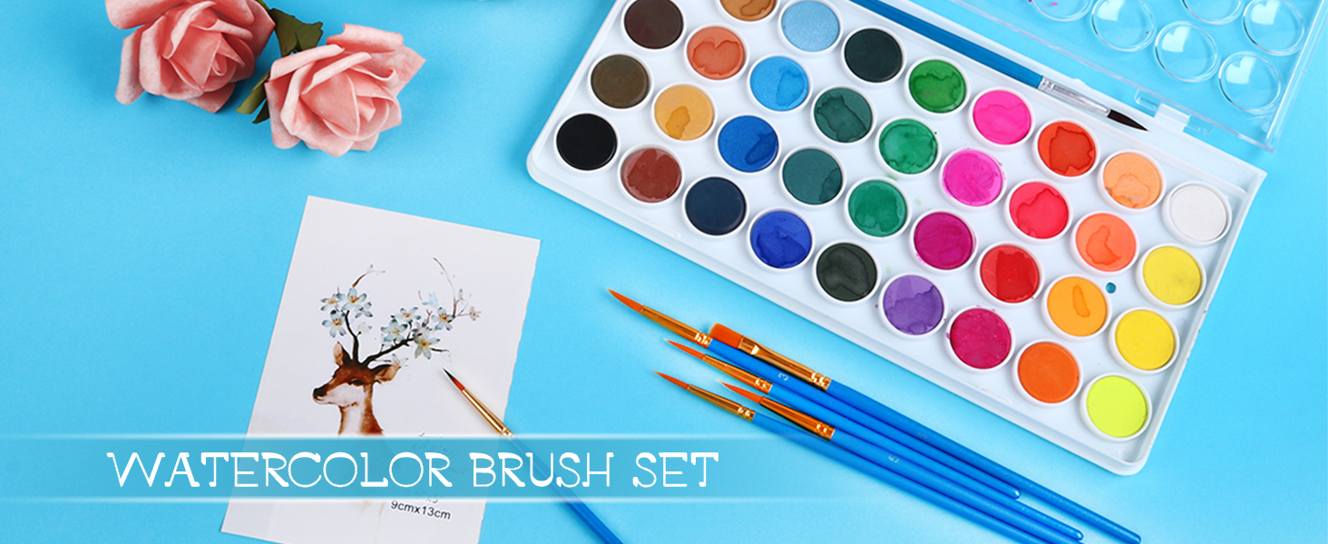 Watercolor Paint Set