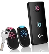 Esky Ultra Slim Key Finder, Remote Finders Locator with 80dB Sound and 2 Receivers, Wallet Tracke...