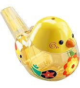 Yellow Bird Water Whistles Bird Call Whistle, Bird Whistle for Water, Hunting Crow Game Call for ...