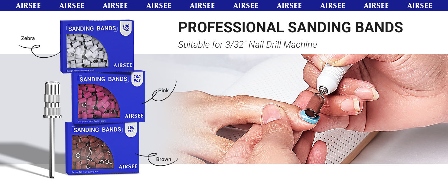 AIRSEE Professional Sanding Bands