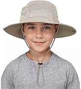 Century Star Outdoor Kids Sun Hat Boys Sun Hat Girls Beach Hat UPF 50+ Kids Bucket Hat Wide Brim ...