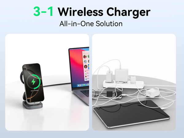 3 IN 1 WIRELESS CHARGING