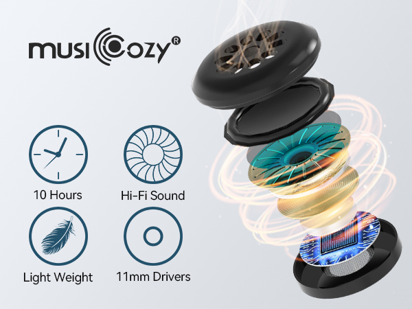 sleep headphones bluetooth sleep eye mask headphones headband for side sleepers cool gadgets gift