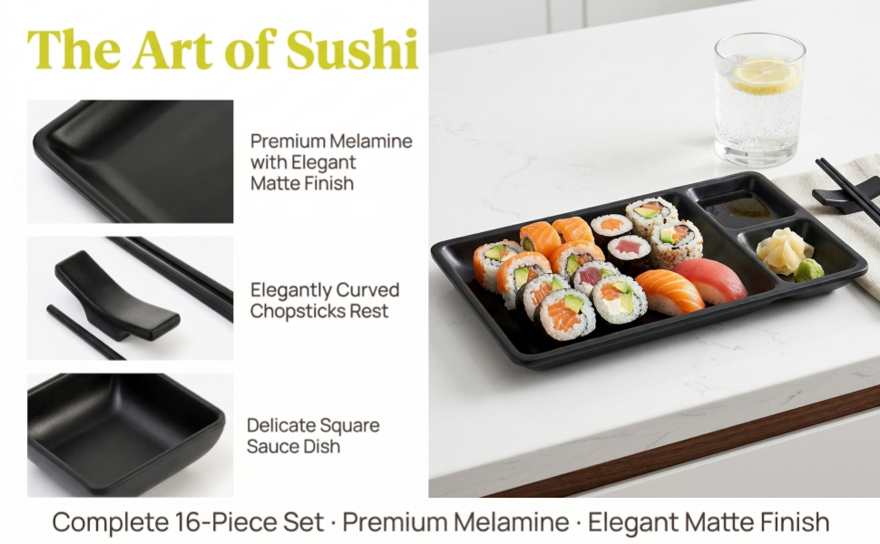 Sushi Plate Set