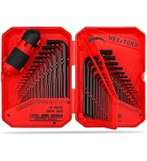 41-Piece Hex Key Allen Wrench Set, L Shape Hex and Torx Key Wrenches with Torque Handle | SAE(0.0...