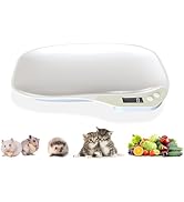 Small Digital Pet Scale for Dogs Cats, Max 33 lbs LCD Display Small Animal Scale, Multi-Function ...