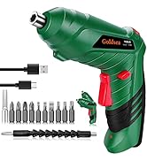 Electric Screwdriver Goldsea 4.2V Cordless Screwdriver 4N.m 2000mAh Type-C Charging 10pcs Screwdr...