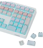 EPOMAKER Shimmeow Cute Cat Themed Keycaps Set for MX Mechanical Keyboard | 113 Keys, Shine Throug...