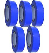 NXRACSH Blue Flagging Tape - Non-Adhesive Hi-Vis Plastic | 5 Rolls (1