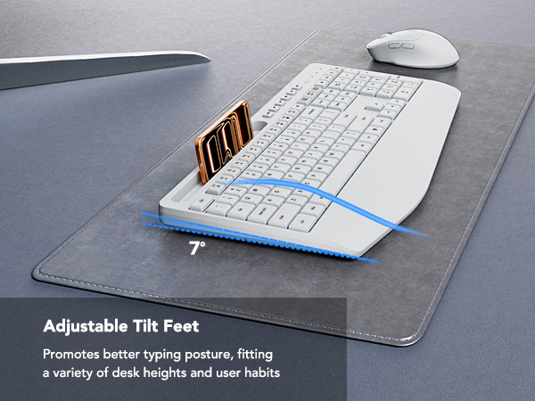 ajustable tilt feet
