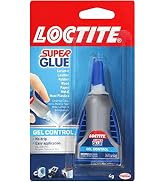 Loctite Super Glue Gel Control, Clear, 0.14 fl oz Bottle, 1 Pack - Superglue for Plastic, Wood, M...
