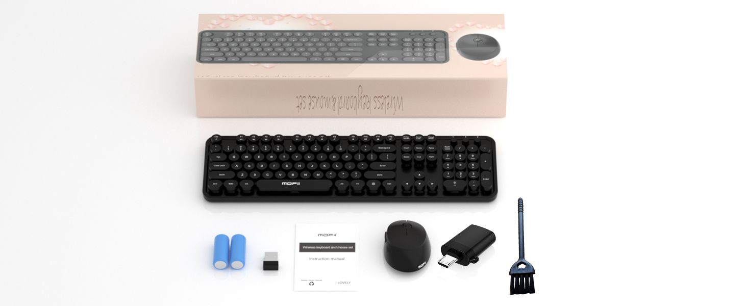Wireless Keyboard and Mouse Combo