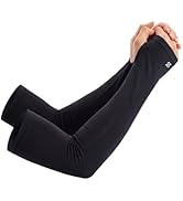Stelle Sun Protection Cooling Arm Sleeves with Thumb Holes Golf Sport UV Arm Covers Gardening Out...