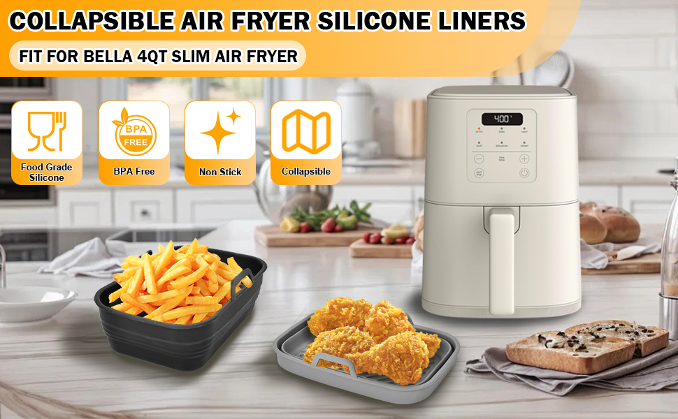 bella slim air fryer 4qt