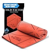 COLD FACTOR Cooling Towels for Sports, Cooling Neck Wraps – Cold Towel for Running, Workout & Out...