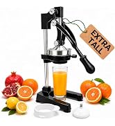 Cexovil Manual Juicer Hand Press, 304 Stainless Steel Citrus Juicer for Orange Lemon Pomegranate,...