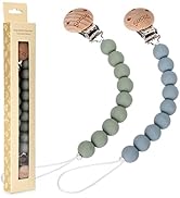 Socub Silicone Baby Pacifier Clip, Pacifier Holder Fit Any Brand Pacifier, BPA Free, Best Newborn...
