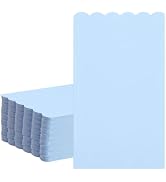 light blue Scalloped Dinner Napkins Paper Bathroom Napkins Guest Disposable Hand Towels for Bathroom