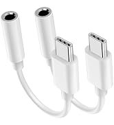 USB C to 3.5mm Headphone Jack Adapter for iPhone 15/15 Pro/Pro Max/Plus, Type C Aux Dongle Cable ...