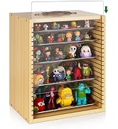 Trycooling Miniature Display Case Display Shelf for Collectibles Display Cases for Collectibles M...