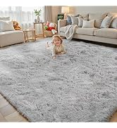 junhejiamei 8x10 Area Rugs for Living Room Bedroom Rug, Large Shaggy Soft Plush Furry Bedside Rug...
