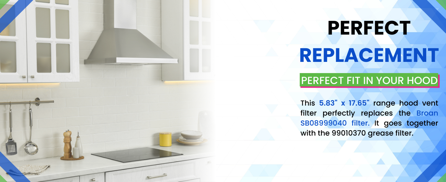 A Broan range hood carbon filter filters in the range hood charcoal filter vent