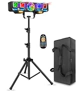 Telbum DJ Light with Stand, 7 in 1 Laser Lights for Party, DMX & Sound Activated DJ Laser Light S...