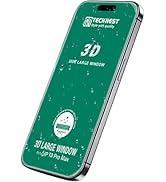 TECH NEST 2-Pack fit for iPhone 13 Pro Max Screen Protector, Tempered Glass Full Coverage, 9H Har...