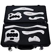 STICKON Stainless Steel Gua Sha Scraping Massage Tool Set IASTM Tools Great Soft Tissue Mobilizat...