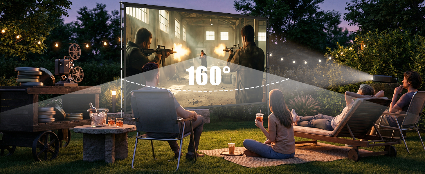 160° Wider Viewing Angle