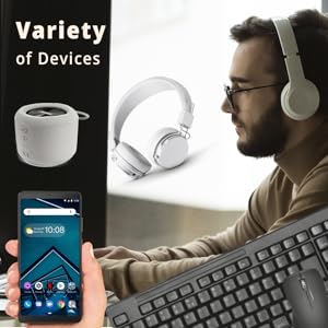 Hideez Bluetooth 4.0 headphone printer phone tablet keyboard magic mouse audio