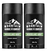 Natural Deodorant for Men – 2 Pack - Aluminum Free - Made in USA with Simple, Plant-Based Ingredi...