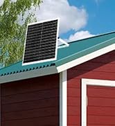 Solar Powered Exhaust Fan with 22W Solar Panel