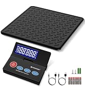 UNIWEIGH 440lb Postal Scale 10g Accuracy Digital Shipping Scale | Postage Scale with Alloy Steel ...