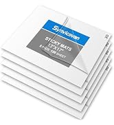Synvicovan 17" x 13" White Sticky Mat Tacky Pads Adhesive Floor Mat (5 Packs,150 Sheets,30 Sheets...