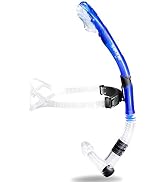 Seago Swim Snorkel for Lap Swimming, Dry Top Front Swimmer Snorkel for Adult Youth, Snorkel Gear ...
