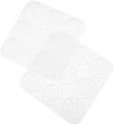 Healifty 2pcs Poker Chips Resin Molds Game Coin Silicone Molds Gambling Craft Chips Mold DIY Crys...