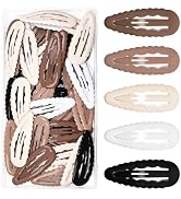 60 Pcs Waterdrop Hair Clips, Metal Snap Barrettes for Women Girls, Non-Slip Cute Aesthetic Hair A...