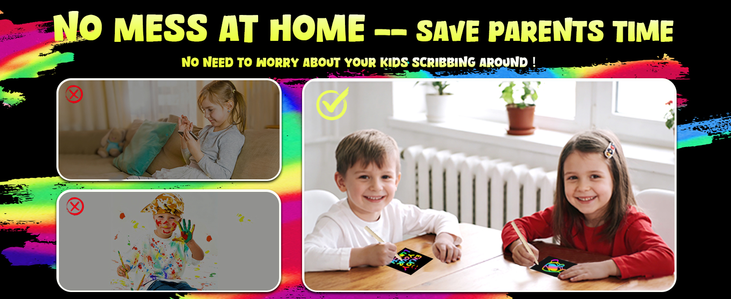 Mess-Free Art kids activity prizes for kids school kids boys and girls arts and crafts for kids 4-8