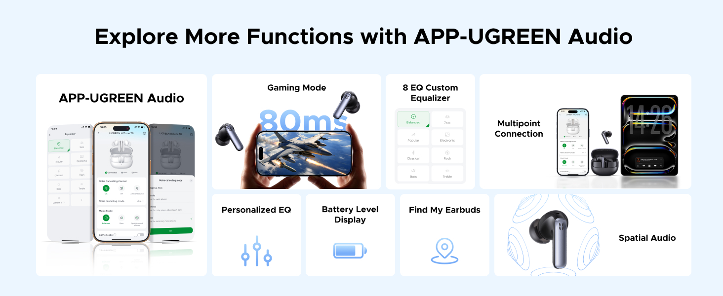 Wireless Earphones with APP