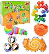 Cevioce 5Pcs Fidget Toys Adults Pack,Easter Basket Stuffers for Teens Boys,Autism Sensory Toys wi...