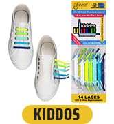 uLace Kiddos No-Tie Shoelaces - Elastic Shoe Laces for Sneakers | Stretchy, Elastic Laces | Easy ...